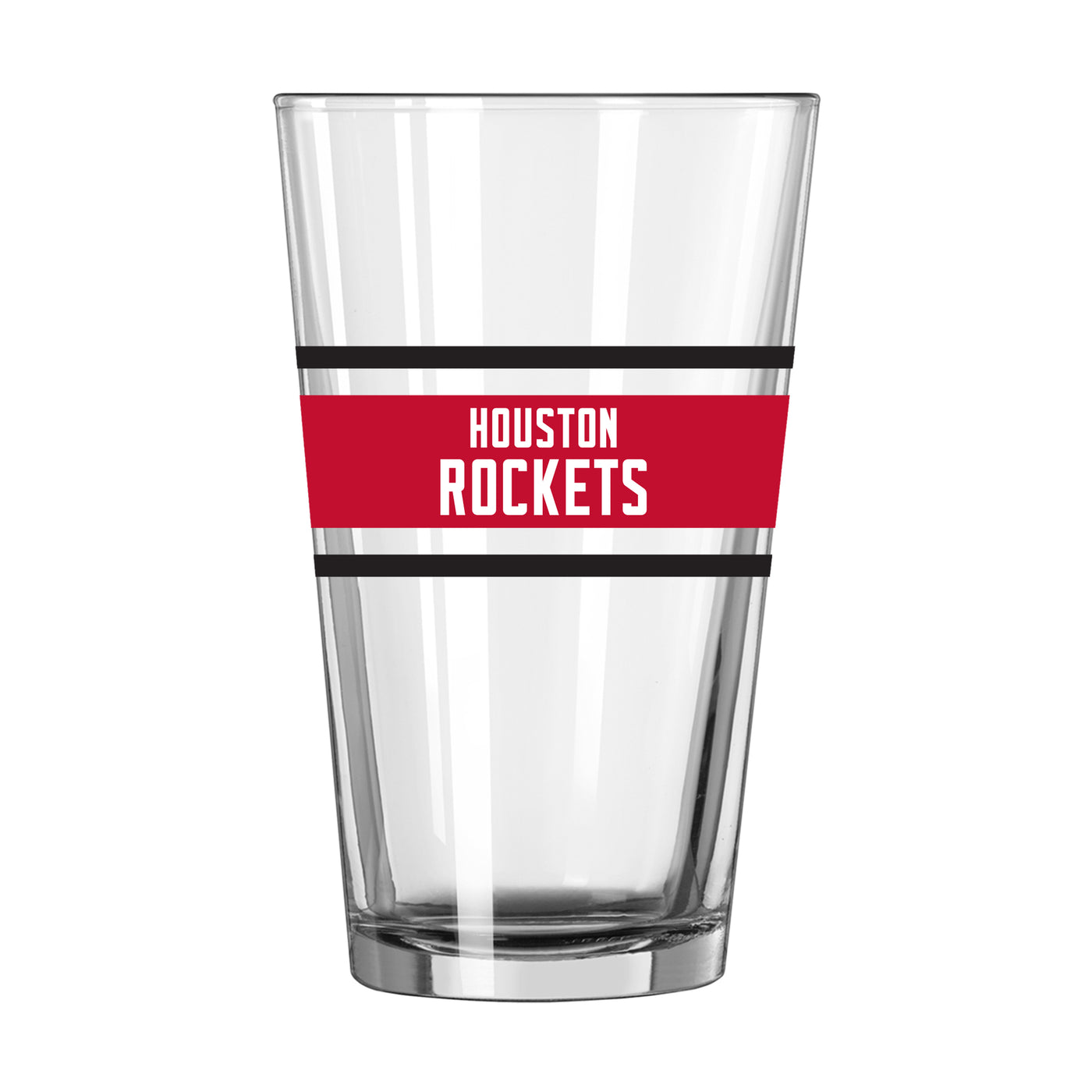 Houston Rockets 16oz Stripe Pint Glass
