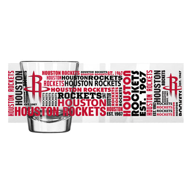 Houston Rockets 2oz Spirit Shot Glass