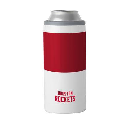 Houston Rockets Colorblock 12oz Slim Can Coolie
