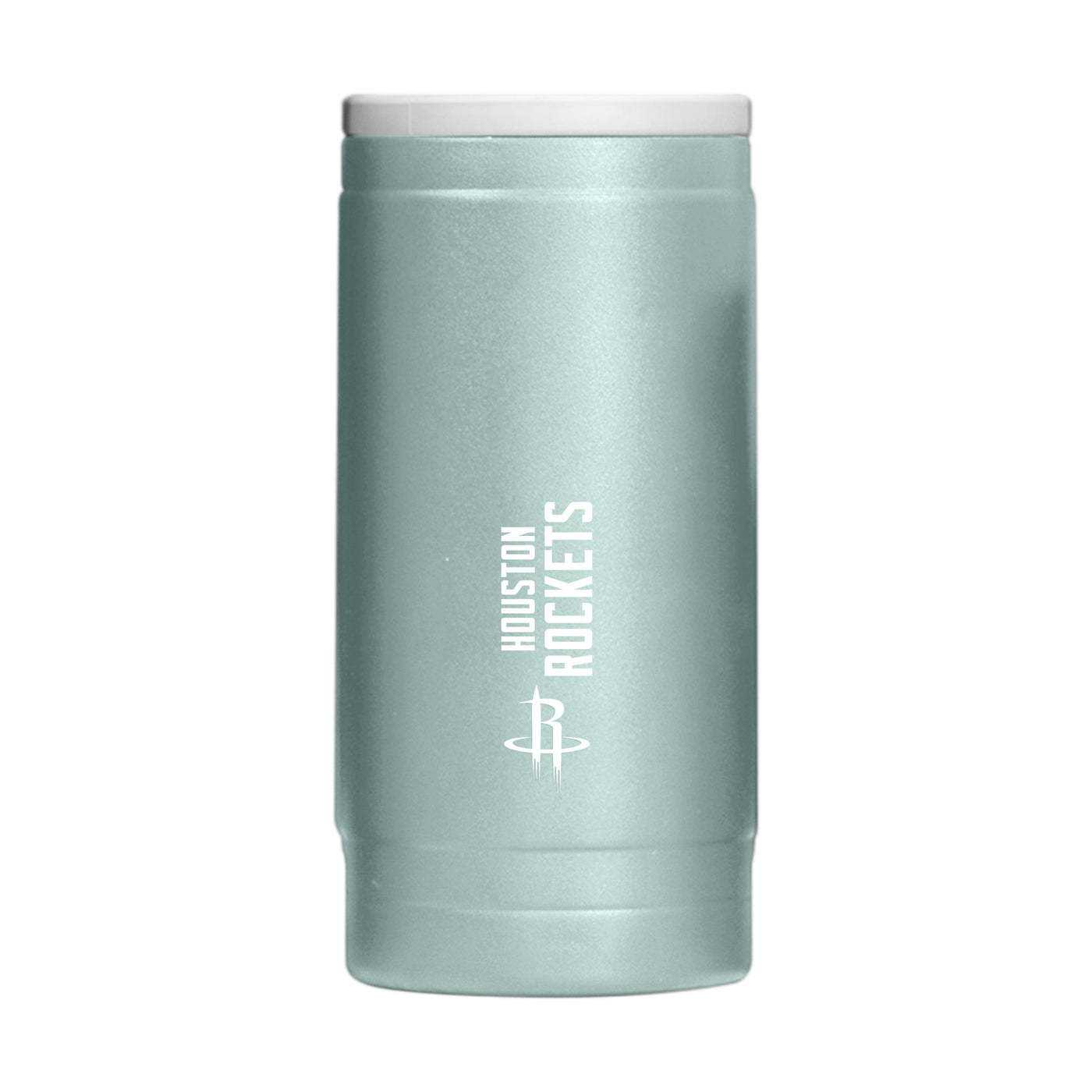 Houston Rockets  Vertical Powder Coat Slim Can Coolie