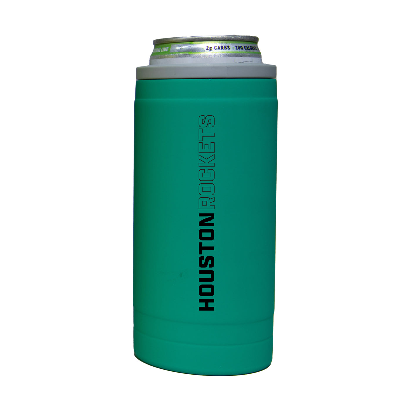 Houston Rockets 12oz Optic Stacked Soft Touch Slim Coolie