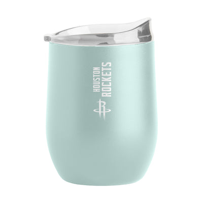 Houston Rockets 16oz Vertical Powder Coat Curved Beverage - Logo Brands