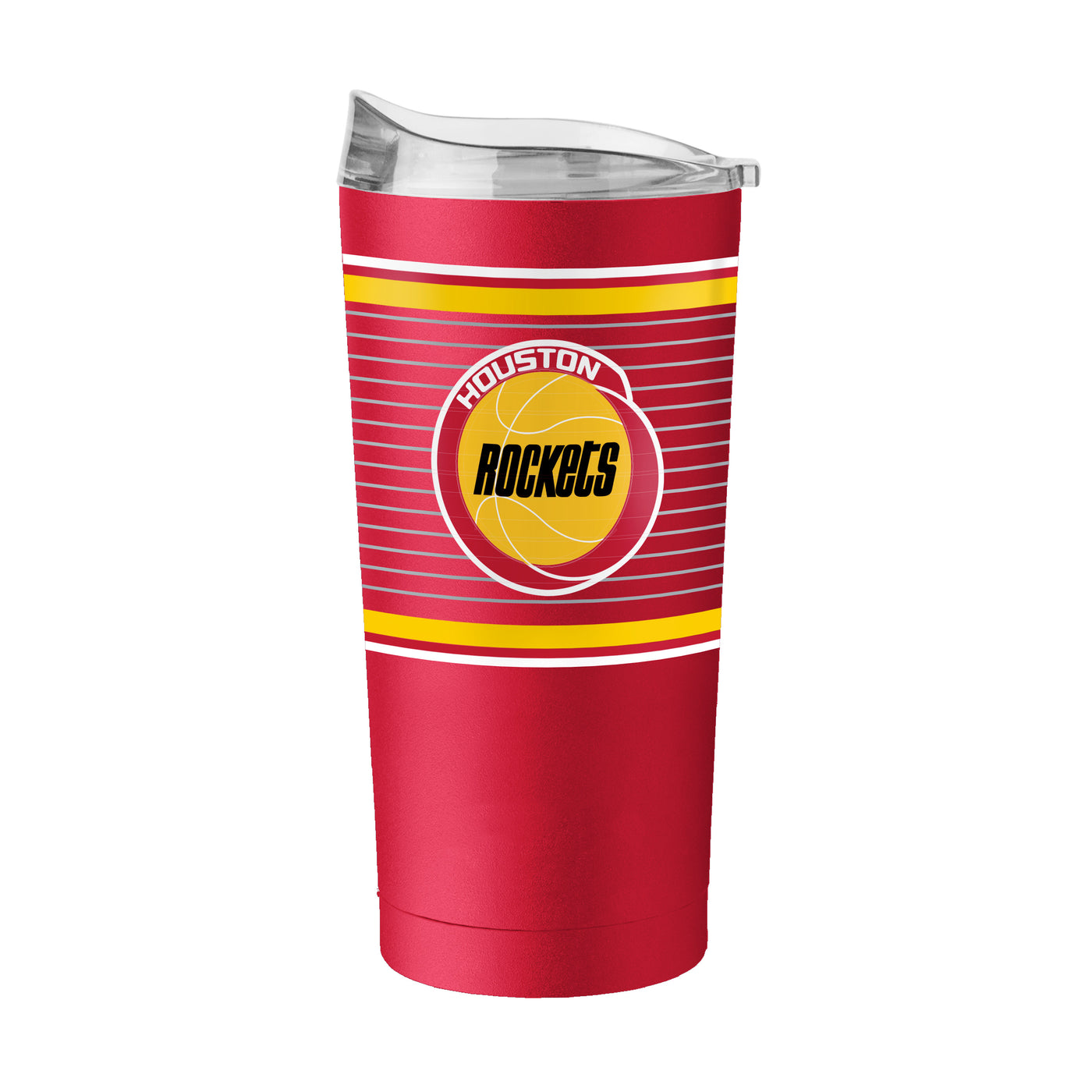 Houston Rockets 20oz Retro Stripe Powder Coat Tumbler