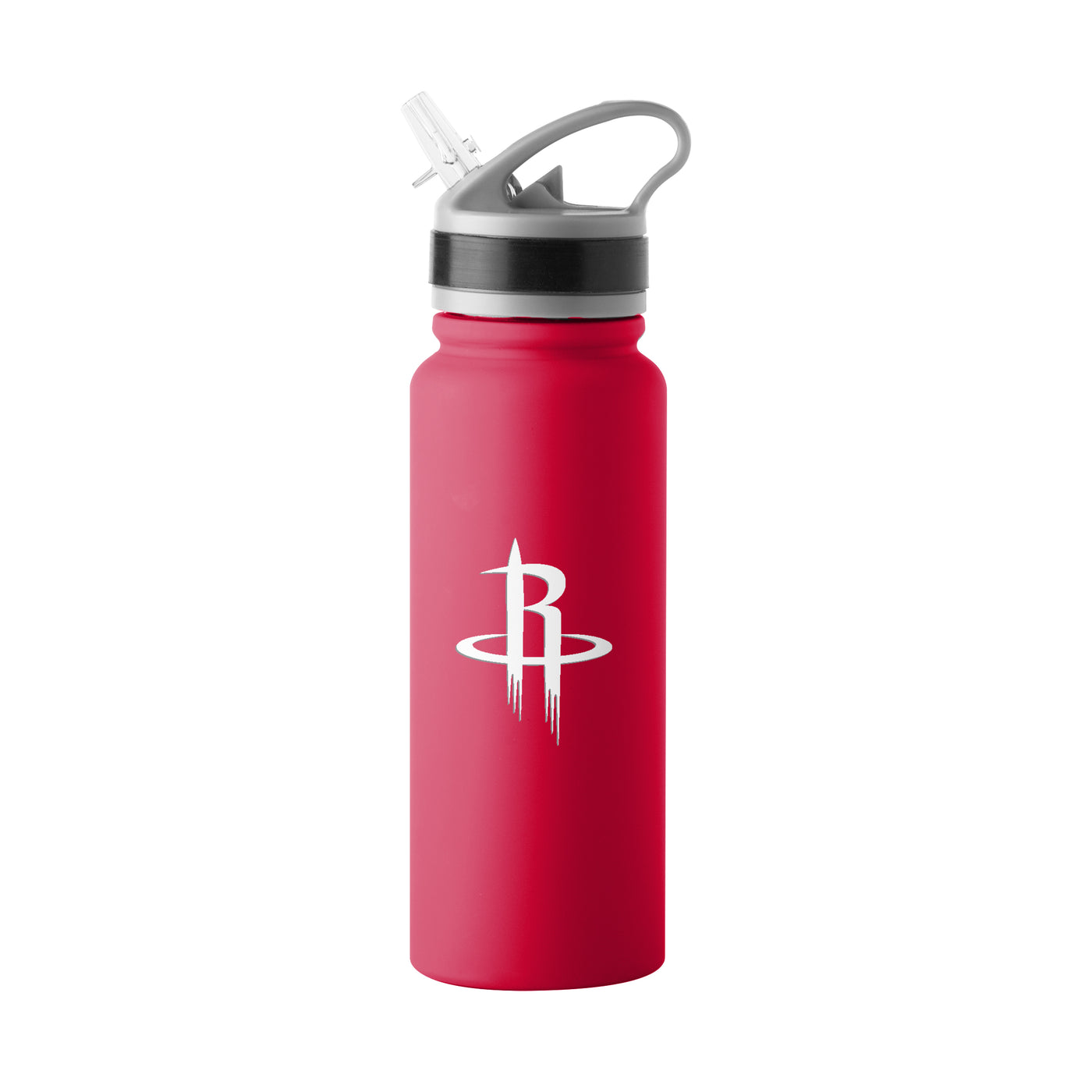 Houston Rockets Logo 25oz Stainless Single Wall Flip Top Bottle