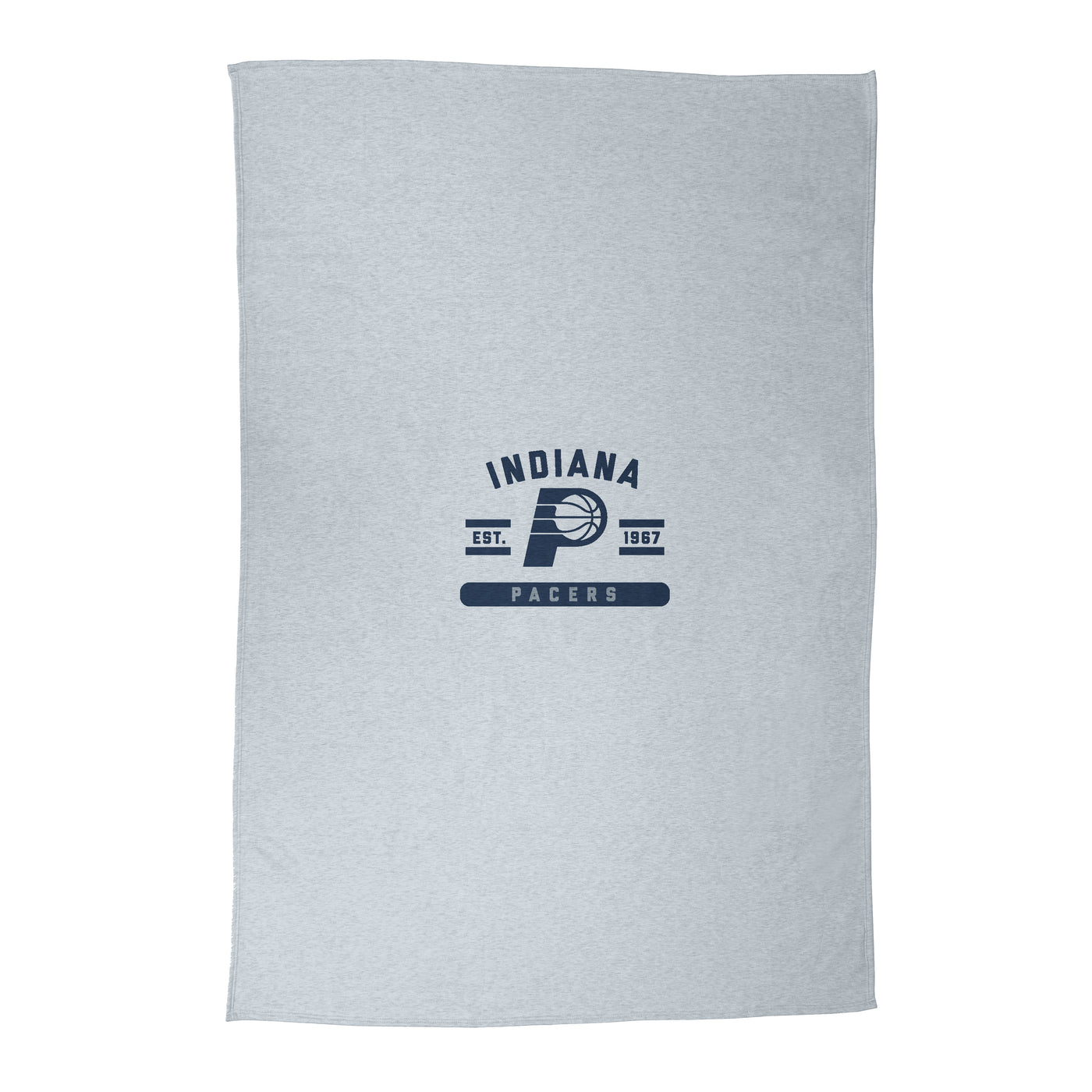 Indiana Pacers Athletic Gray Sublimated Sweatshirt Blanket