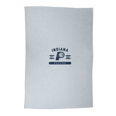Indiana Pacers Athletic Gray Sublimated Sweatshirt Blanket