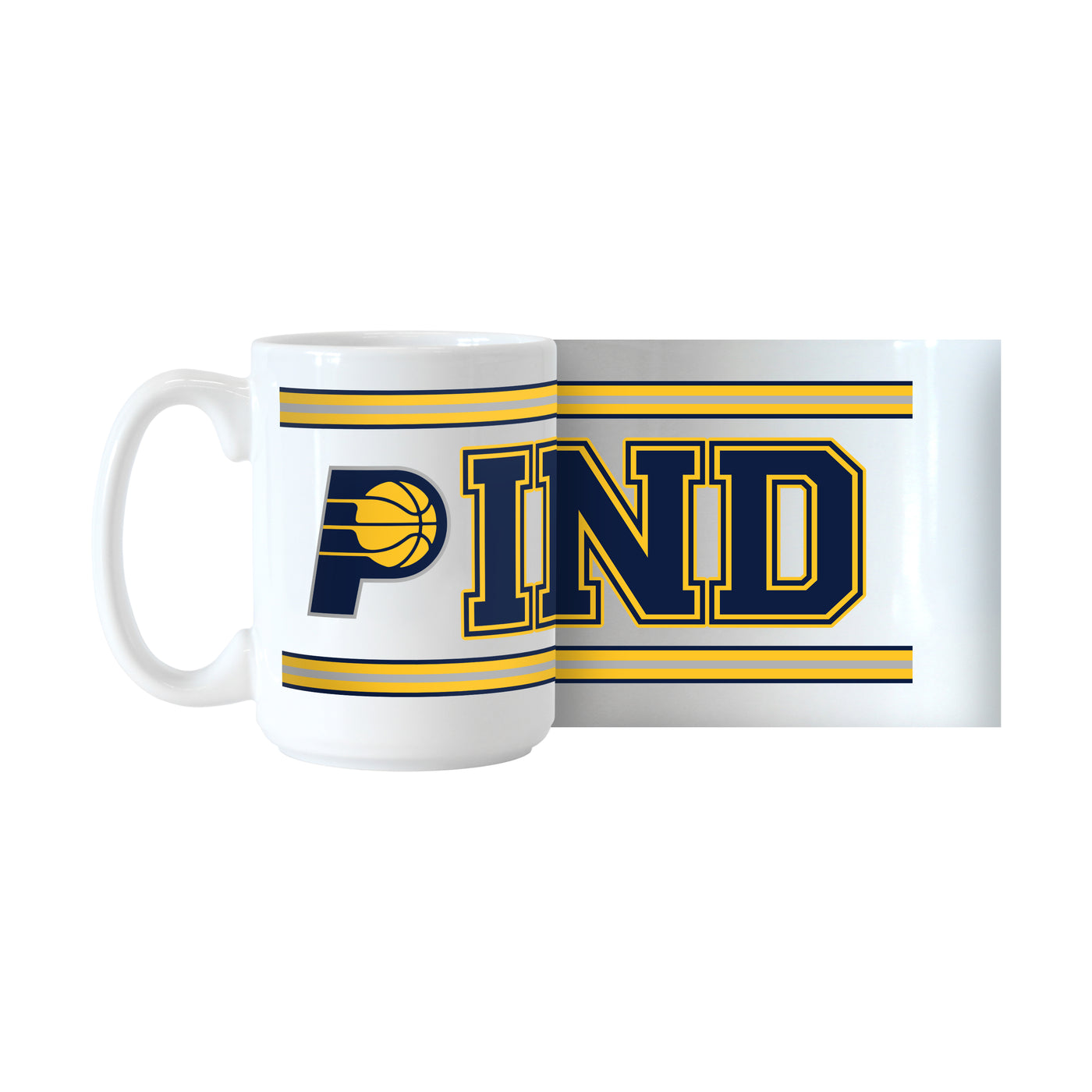 Indiana Pacers 15oz Overtime Stripe Sublimated Mug