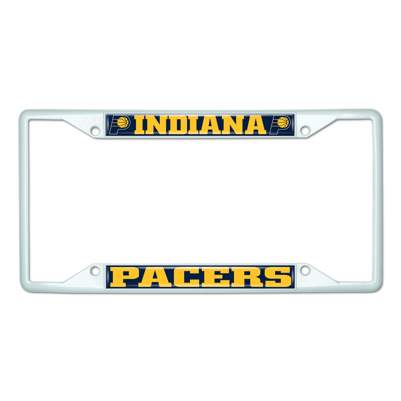 NBA - Indiana Pacers White License Plate Frame