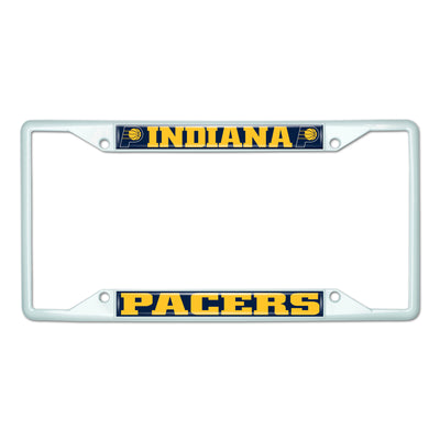 NBA - Indiana Pacers White License Plate Frame