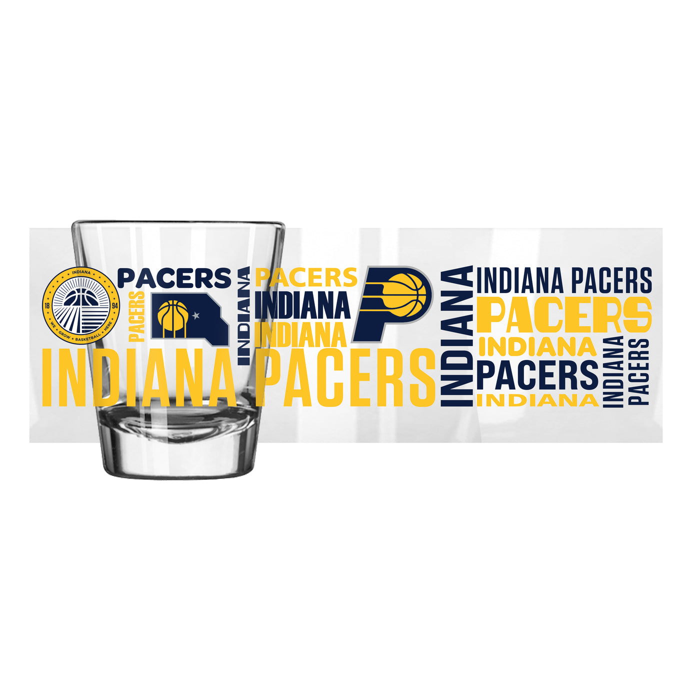 Indiana Pacers 2oz Spirit Shot Glass
