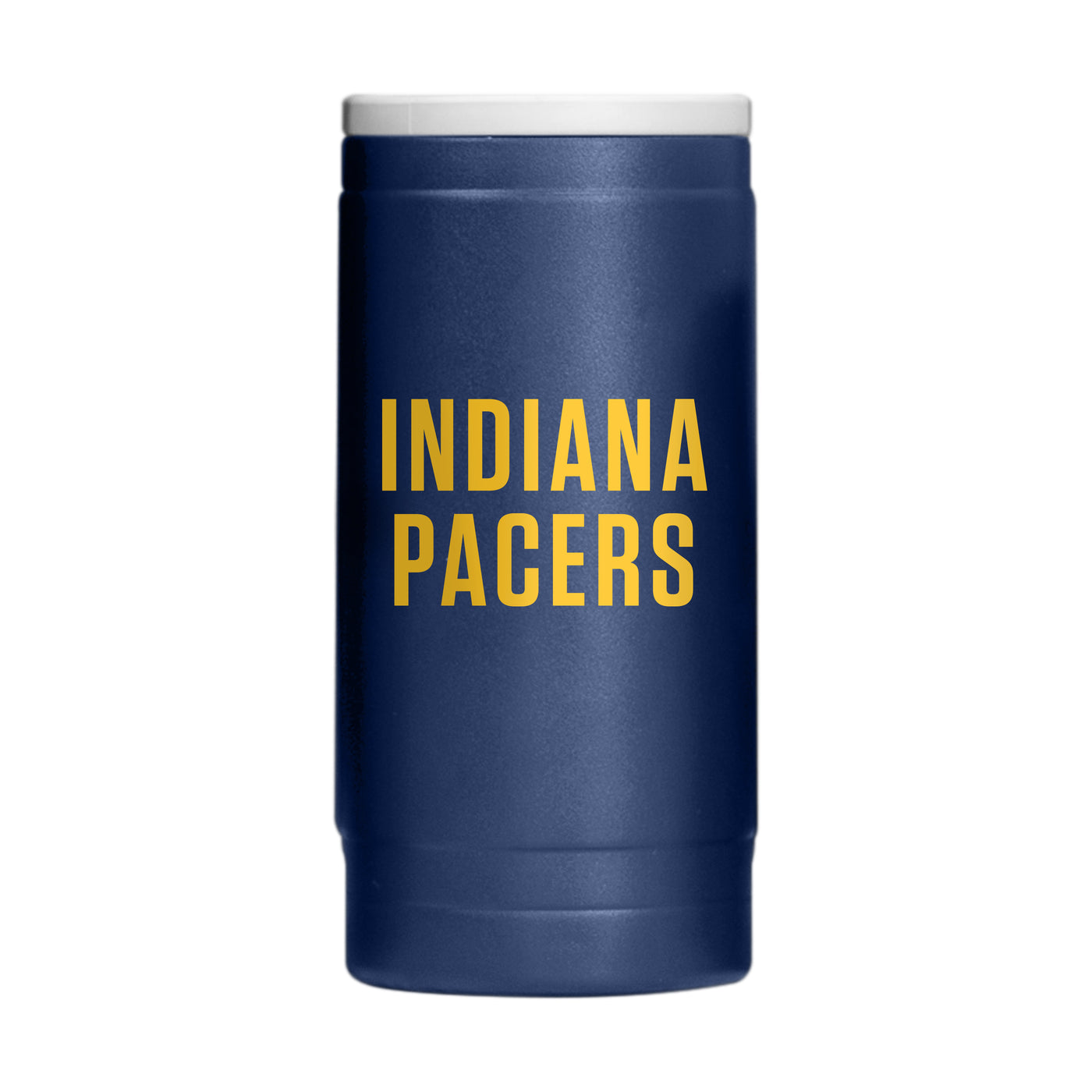 Indiana Pacers 12oz Flipside Powdercoat SlimCan Coolie