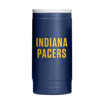 Indiana Pacers 12oz Flipside Powdercoat SlimCan Coolie