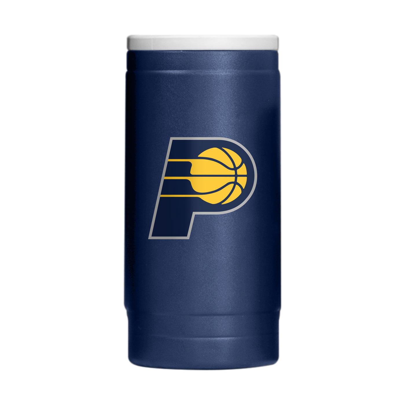 Indiana Pacers 12oz Flipside Powdercoat SlimCan Coolie
