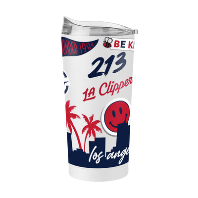 Los Angeles Clippers 20oz Native Powder Coat Tumbler - Logo Brands