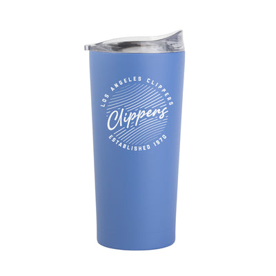 Los Angeles Clippers 20oz Retro Script Arctic Powder Coat Tumbler