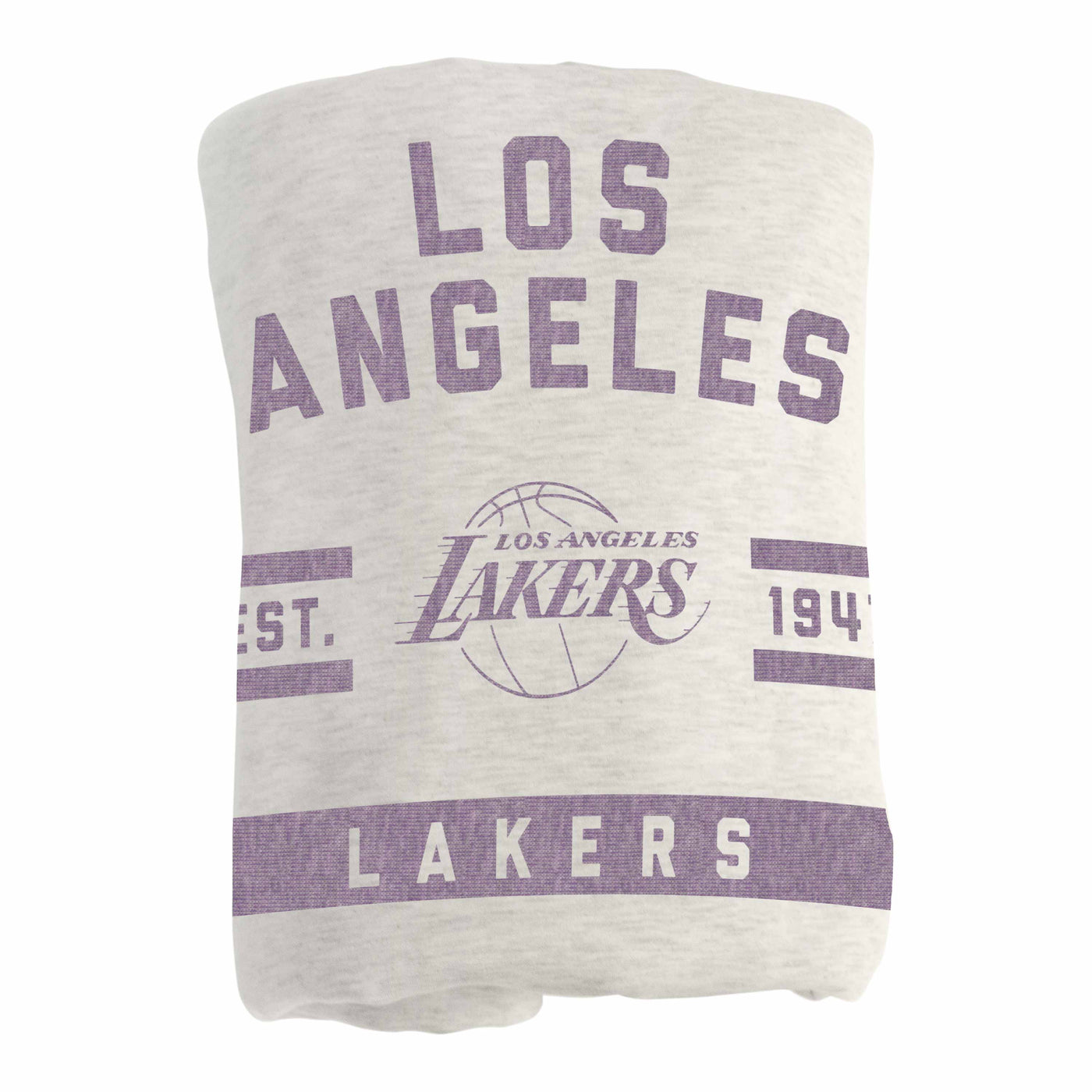 LA Lakers Oatmeal Sweatshirt Blanket