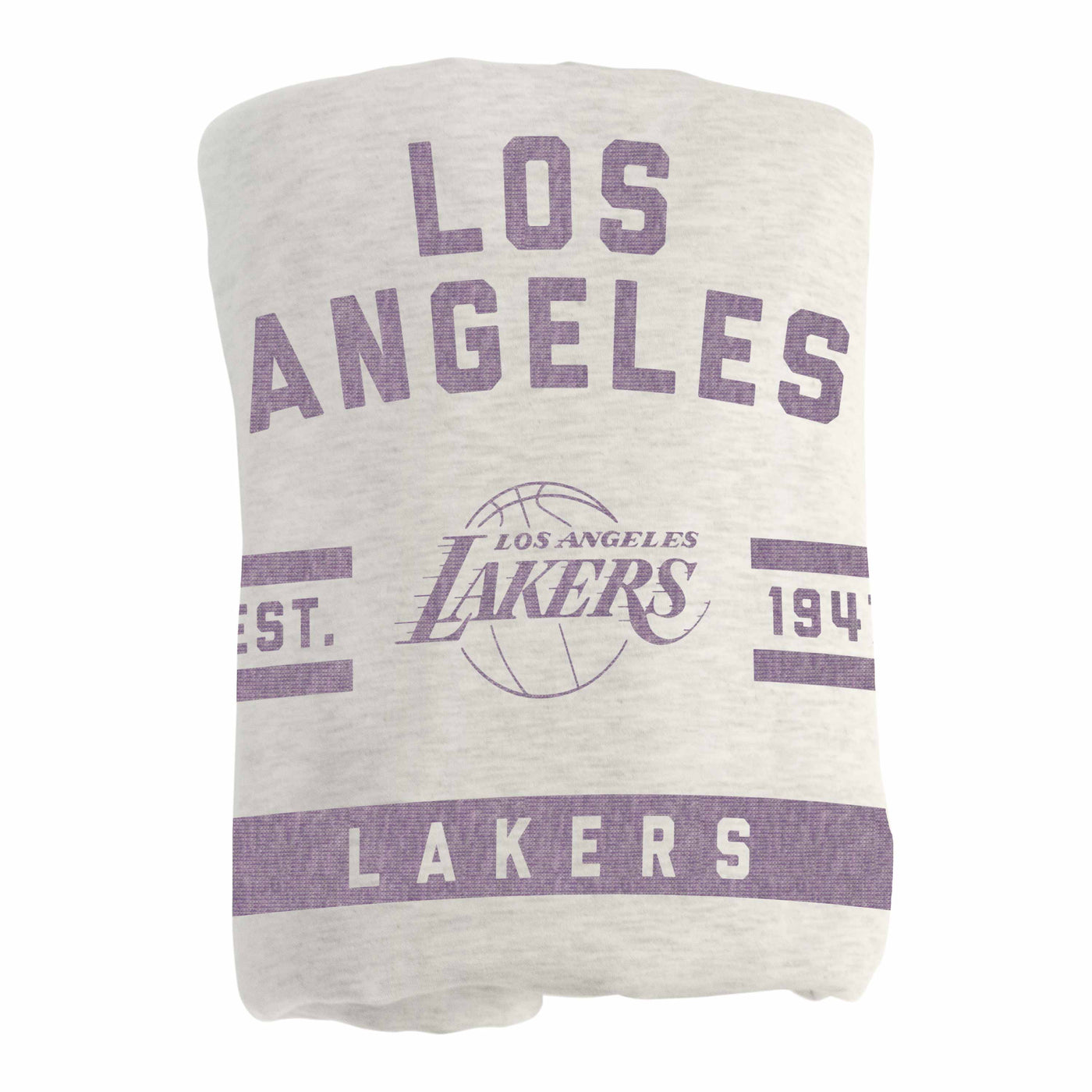 Los Angeles Lakers Oatmeal Sweatshirt Blanket