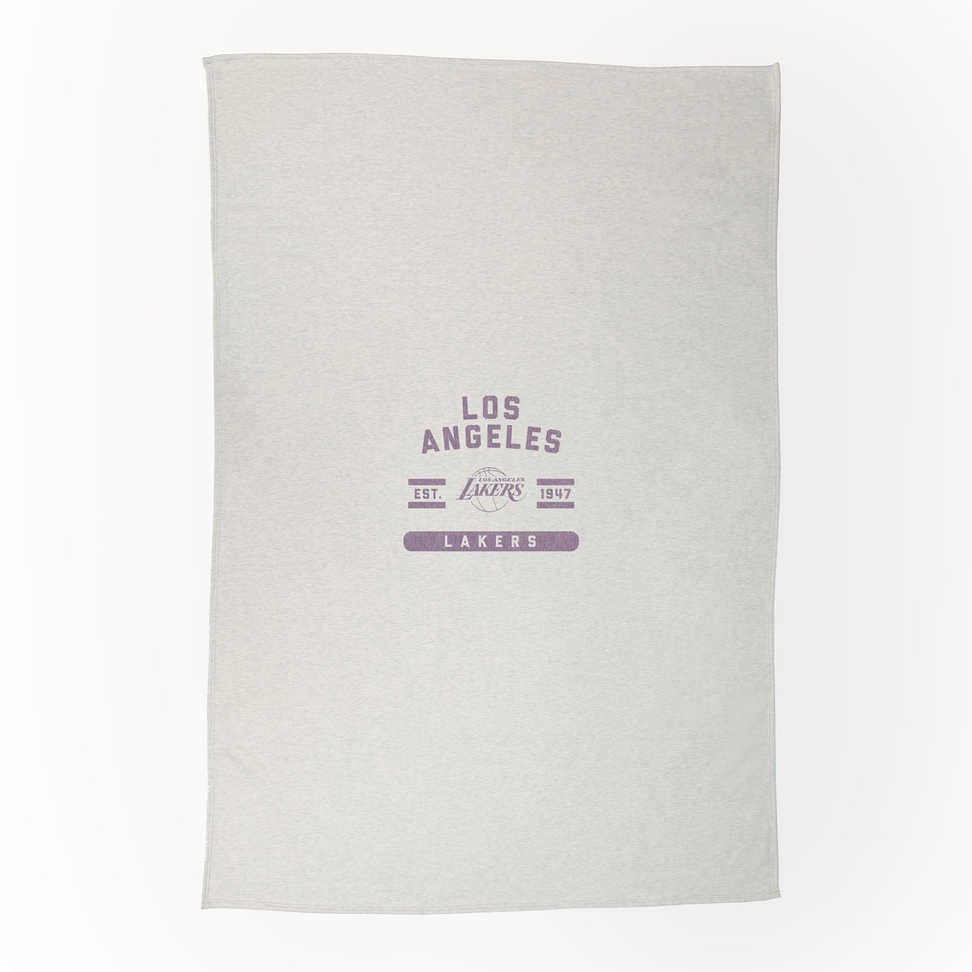 Los Angeles Lakers Oatmeal Sweatshirt Blanket