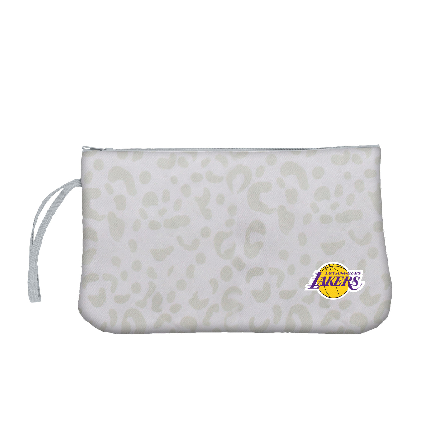 Los Angeles Lakers Leopard Print Wristlet