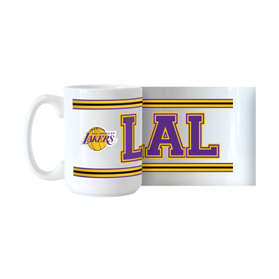 LA Lakers 15oz Overtime Stripe Sublimated Mug