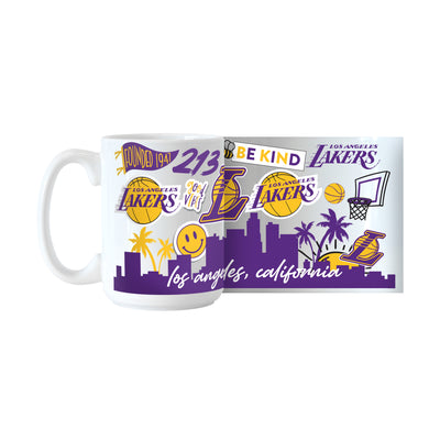 Los Angeles Lakers 15oz Native Sublimated Mug