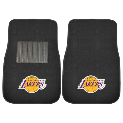 NBA - Los Angeles Lakers 2-pc Embroidered Car Mat Set