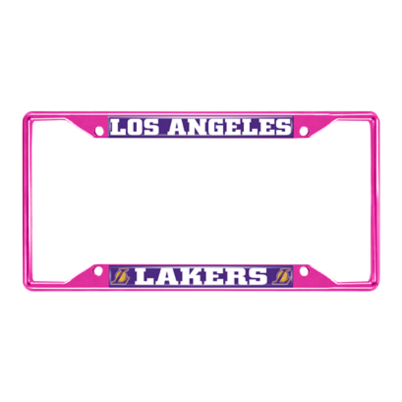 NBA - Los Angeles Lakers Pink License Plate Frame