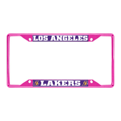 NBA - Los Angeles Lakers Pink License Plate Frame