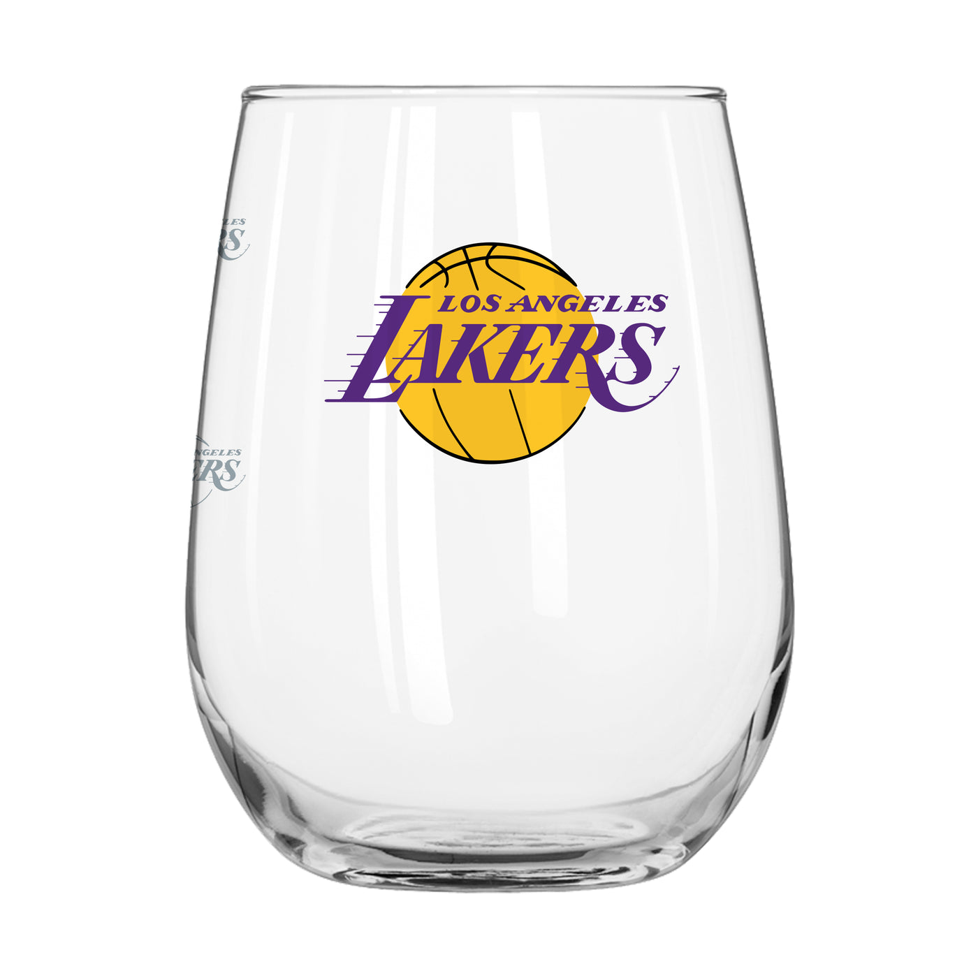 Los Angeles Lakers 16oz Satin Etch Curved Beverage Glass