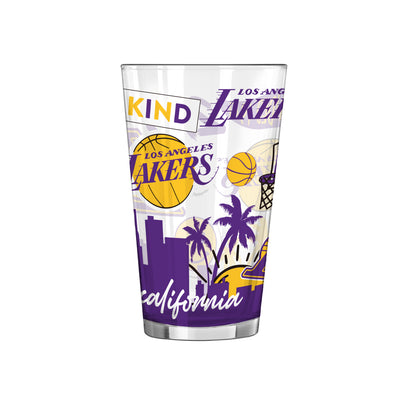 Los Angeles Lakers 16oz Native Pint Glass