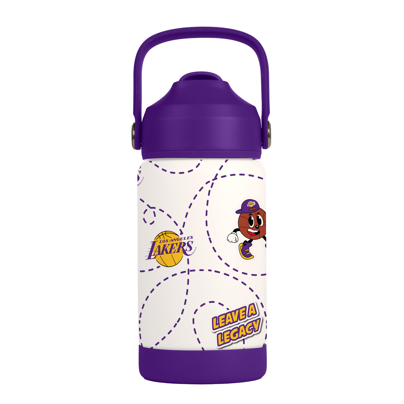 LA Lakers 12oz Mascot SS Kids Bottle