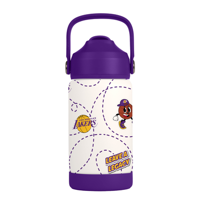 LA Lakers 12oz Mascot SS Kids Bottle