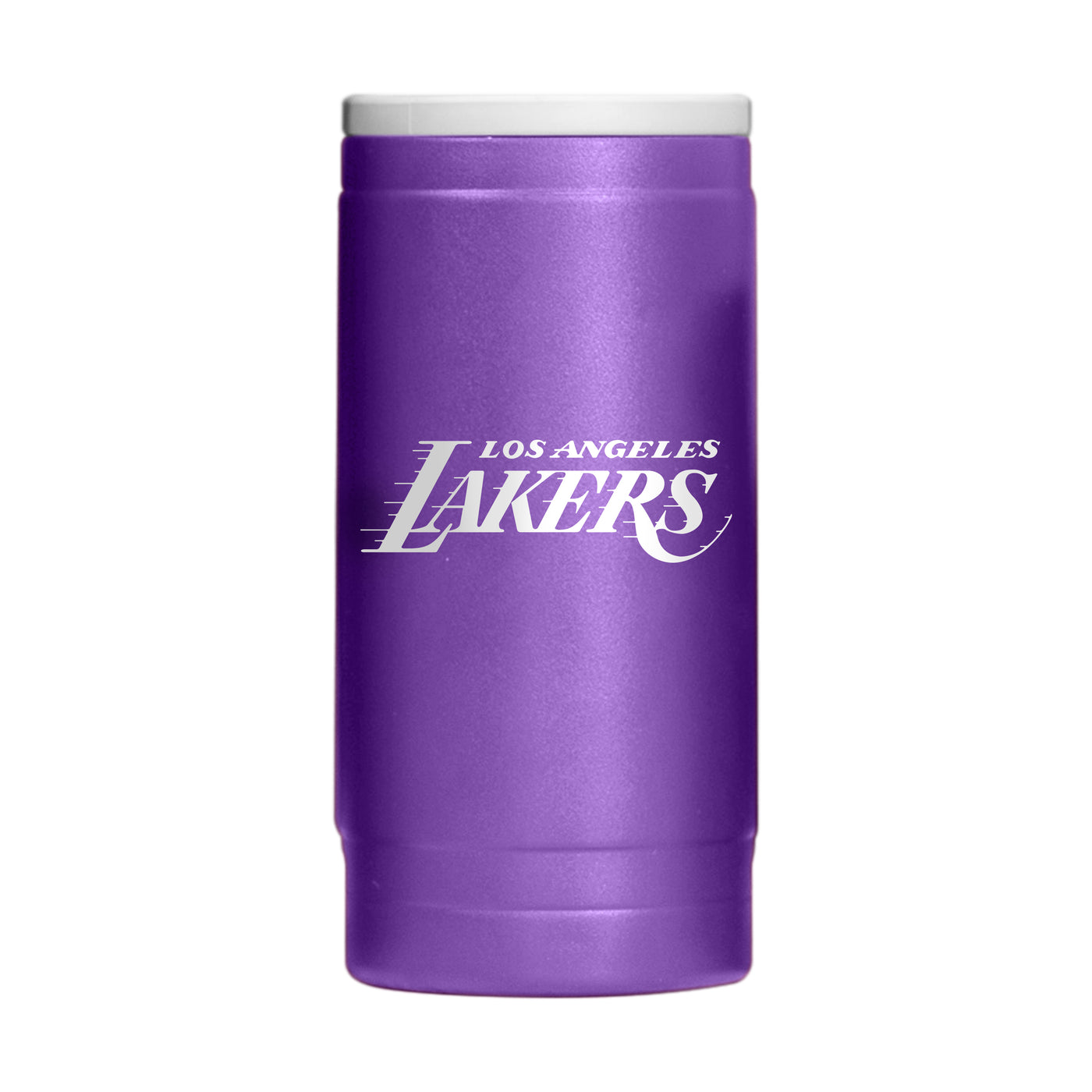 Los Angeles Lakers Flipside Powder Coat Slim Can Coolie