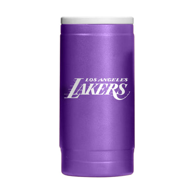 Los Angeles Lakers Flipside Powder Coat Slim Can Coolie