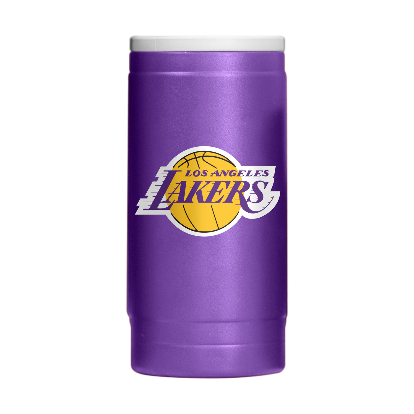 Los Angeles Lakers Flipside Powder Coat Slim Can Coolie