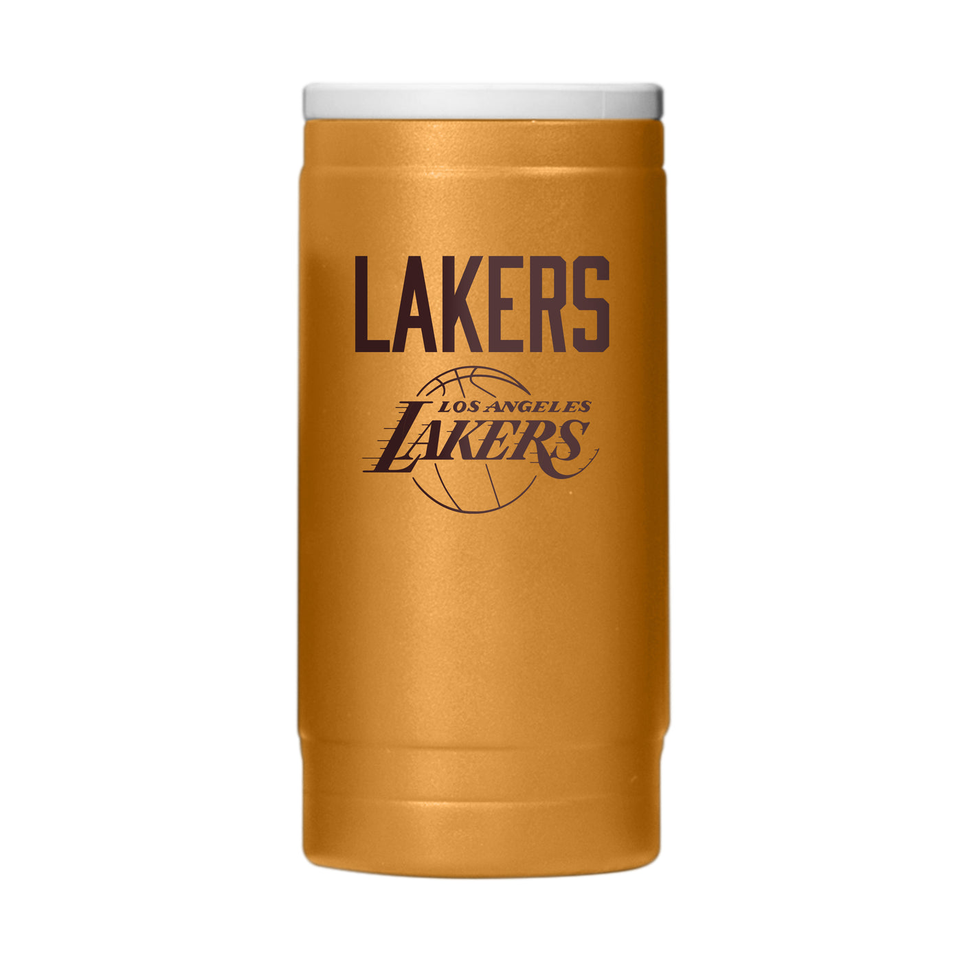 Los Angeles Lakers  Huddle Powder Coat Slim Can Coolie