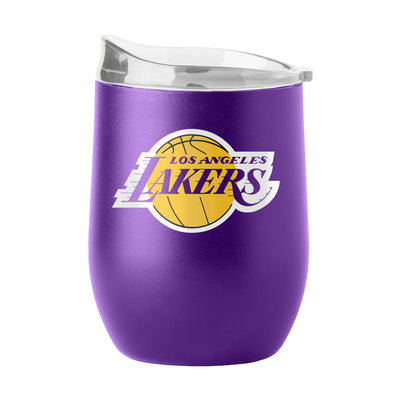 Los Angeles Lakers 16oz Flipside Powder Coat Curved Beverage - Logo Brands