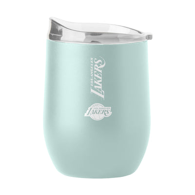 Los Angeles Lakers 16oz Vertical Powder Coat Curved Beverage - Logo Brands