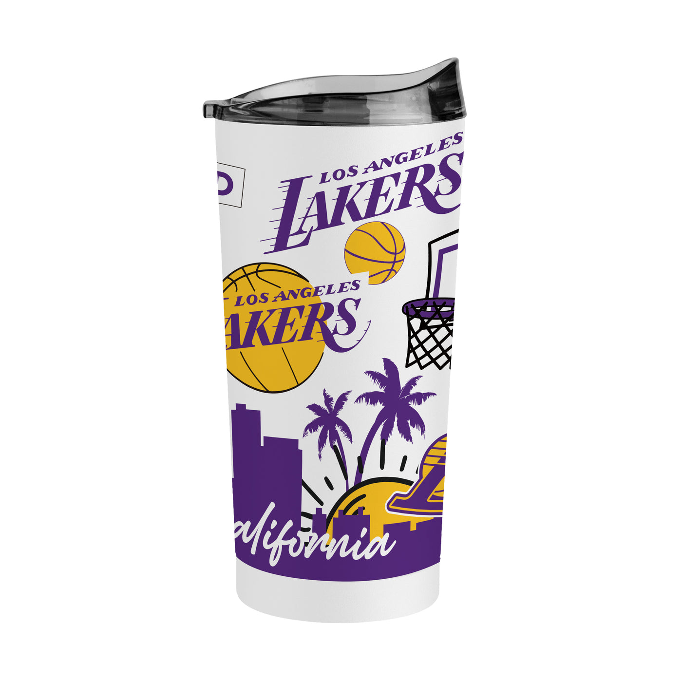 Los Angeles Lakers 20oz Native Powder Coat Tumbler