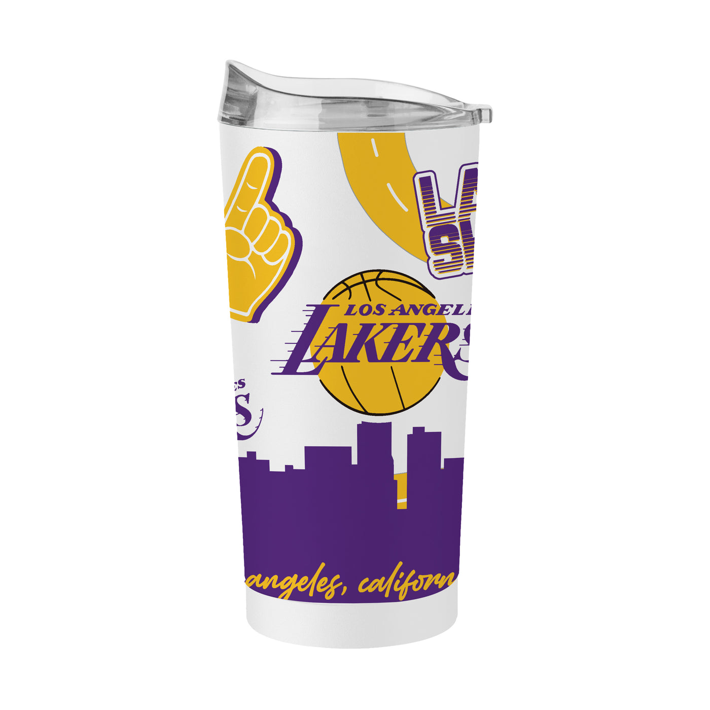 LA Lakers Alternate 20oz Native Powder Coat Tumbler