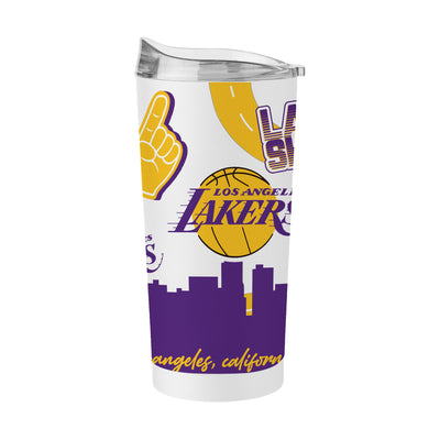 Los Angeles Lakers Alternate 20oz Native Powder Coat Tumbler