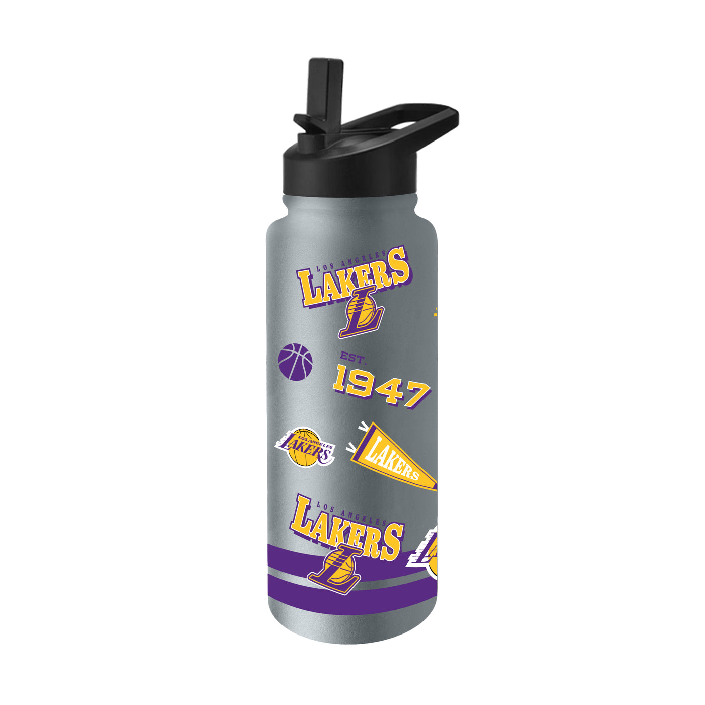 LA Lakers 34oz Stone TJ Maxx Native Quencher Bottle