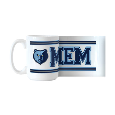 Memphis Grizzlies 15oz Overtime Stripe Sublimated Mug