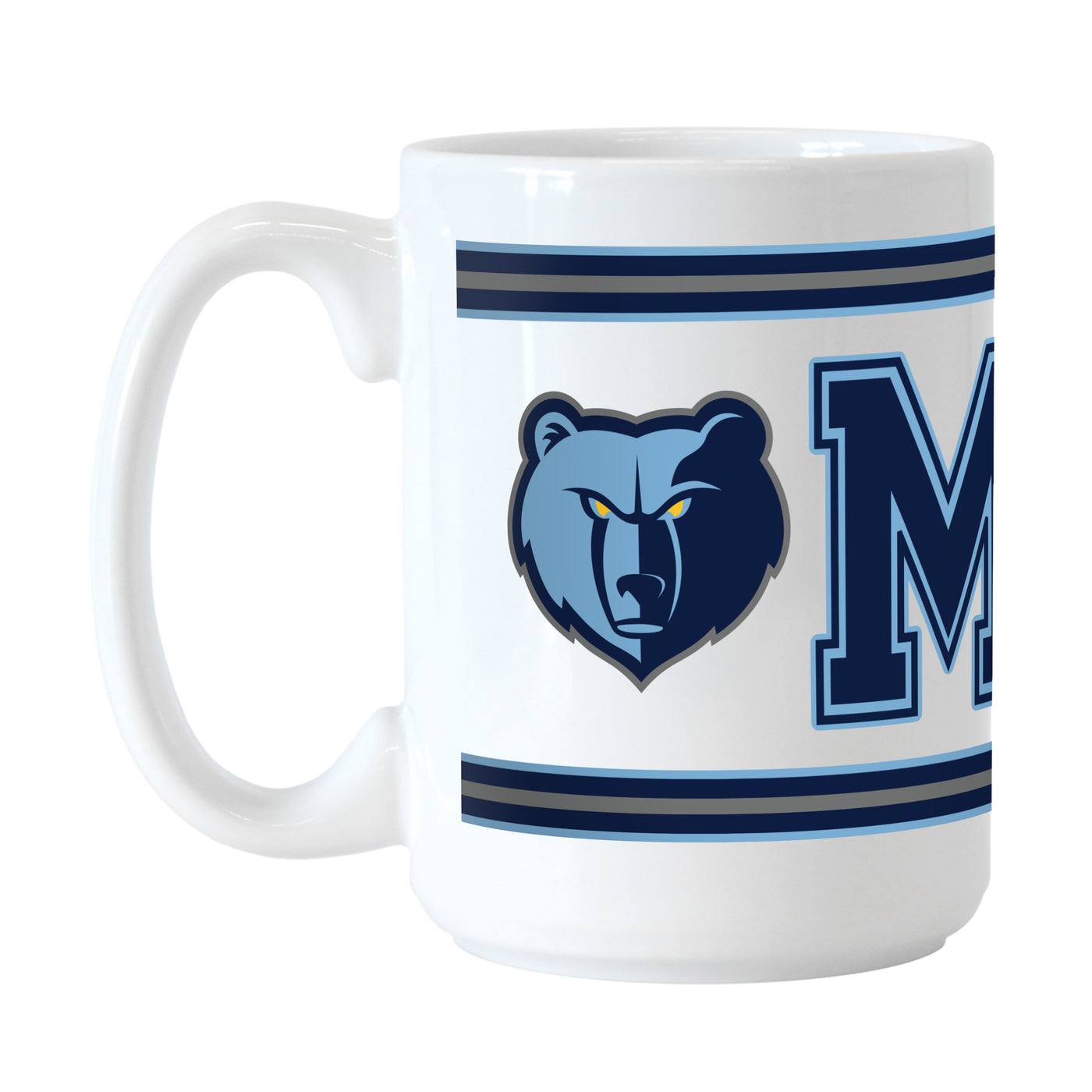 Memphis Grizzlies 15oz Overtime Stripe Sublimated Mug