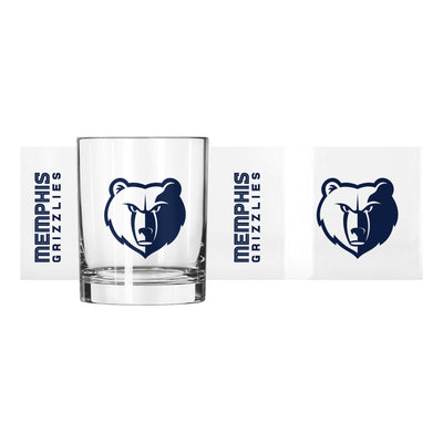 Memphis Grizzlies 14oz Gameday Rocks Glass