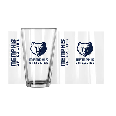 Memphis Grizzlies 16oz Gameday Pint Glass - Logo Brands