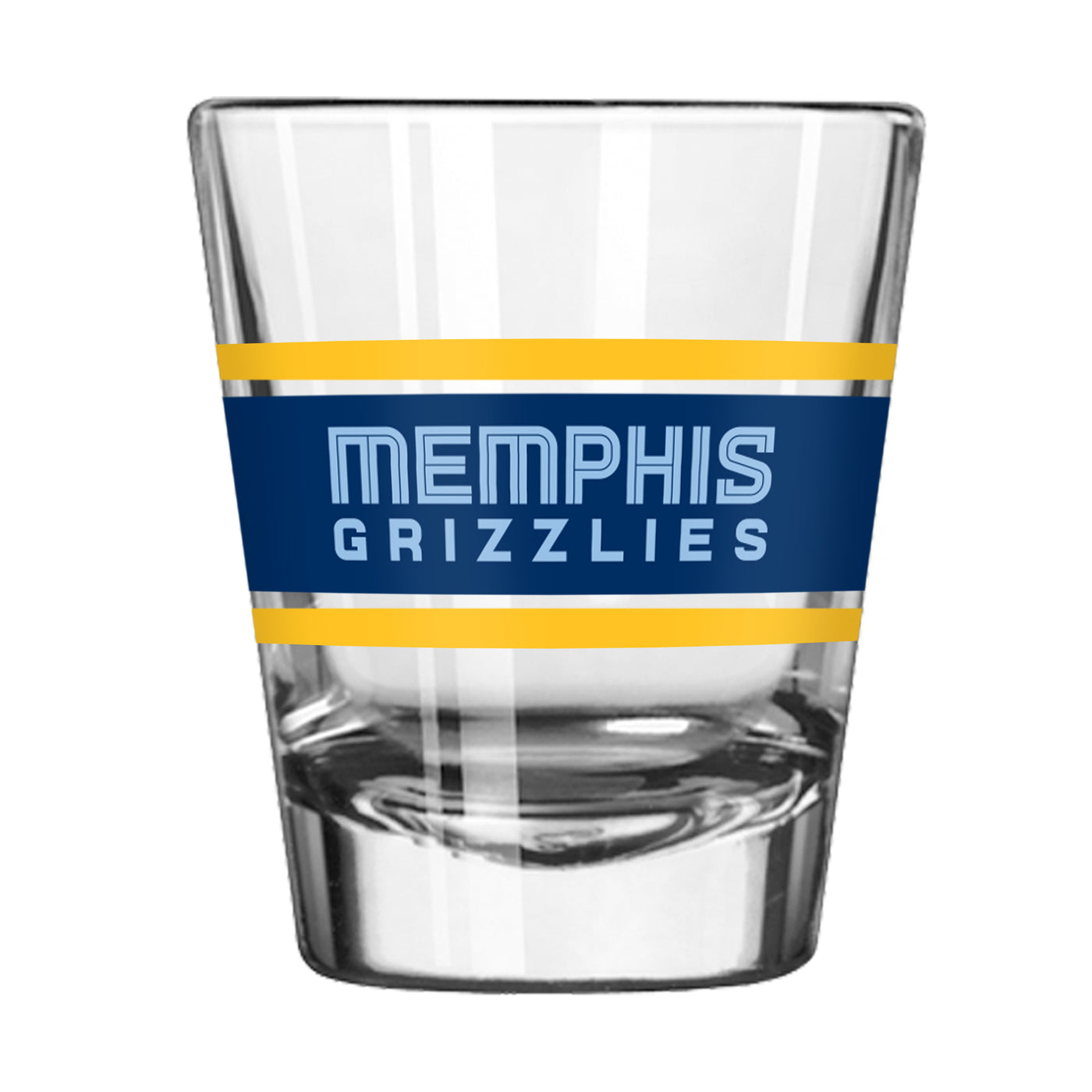 Memphis Grizzlies 2oz Stripe Shot Glass