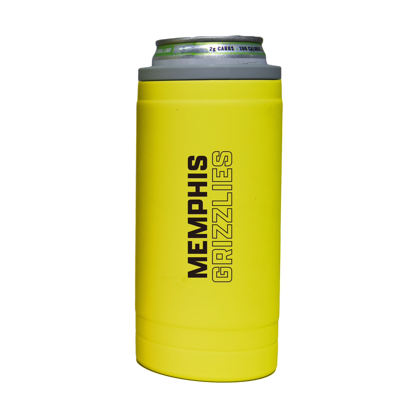 Memphis Grizzlies 12oz Cru Stacked Soft Touch Slim Coolie