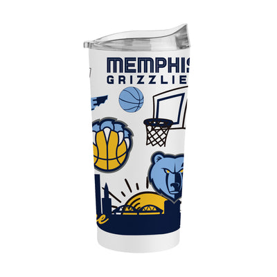 Memphis Grizzlies 20oz Native Powder Coat Tumbler