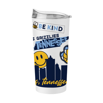 Memphis Grizzlies 20oz Native Powder Coat Tumbler